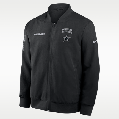 Dallas Cowboys Salute to Service Sideline Men's Nike NFL Full-Zip